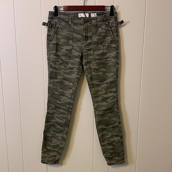 Anthropologie HEI HEI Camouflage Camo Pants Skinny Size 25 - Picture 2 of 11